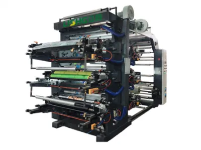 Флексографская печатная машина с 6-цветным стеком YT-6600