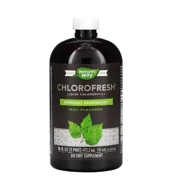 Натурес Вэй, Chlorofresh, жидкий хлорофилл, с ароматом мяты, 132 мг, 473,2 мл (16 жидк. унций)