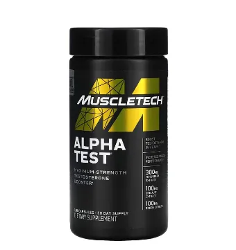 Пищевая добавка для мужчин MuscleTech, Alpha Test, 120 капсул