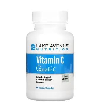 Витамин C, с Quali-C, Lake Avenue Nutrition, 1000 мг, 60 растительных капсул