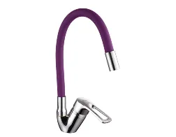 Смеситель ADVANCE ADV 74313-8 (фиолетовый) для кухни с гибким изливом