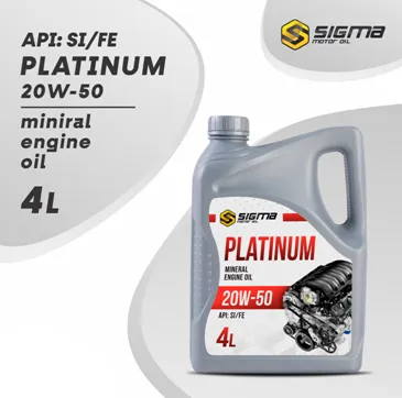 Моторное масло PLATINUM SAE 20W-50 4л