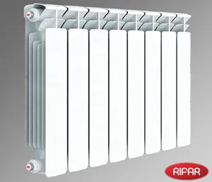 Bimetalik radiator OASIS PRO 350/80/10 (1,25 kVt)