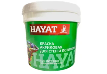 Краска "HAYAT" для потолков "ECO Interior"