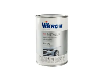 Эмаль VIKRON базисная металлик 1 л
