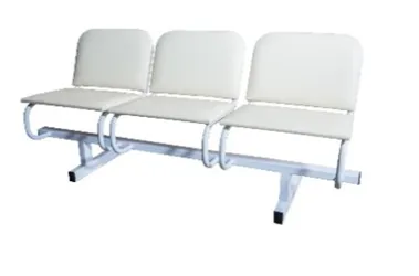 Кресло трёхсекционное для фойе (белый)