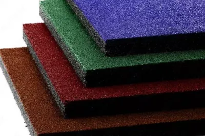 Резиновые плиты "Rubber Max Sport" для открытых веранд и террас (1000 х 1000 х 40 мм)