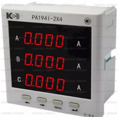 Амперметр PA194I-2X4 3-канальный (общепромышленное исполнение)