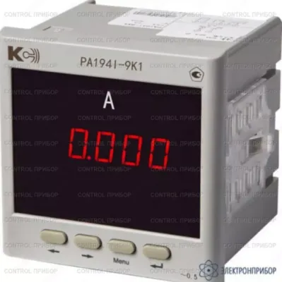 Ampermetr PA194I-9K1 1 kanalli (umumiy sanoat versiyasi)