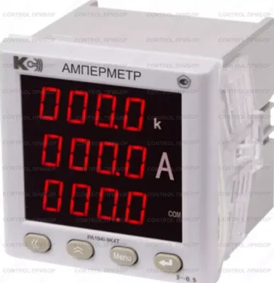 Амперметр PA194I-9K4 3-канальный (общепромышленное исполнение)