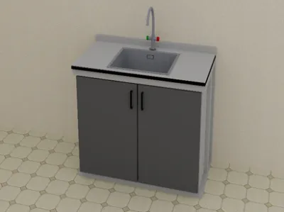 Laboratoriya stoli-lavabo 1200*650*850 mm
