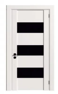 Межкомнатные двери, модель: BERGAMO 1, цвет: Эмаль белая