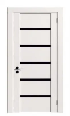 Межкомнатные двери, модель: BERGAMO 2, цвет: Эмаль белая