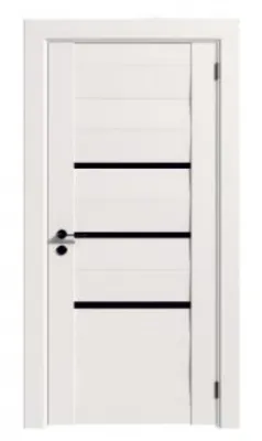 Межкомнатные двери, модель: BERGAMO 3, цвет: Эмаль белая