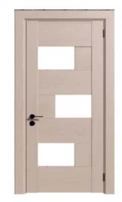 Межкомнатные двери, модель: BERGAMO 4, цвет: Капучино