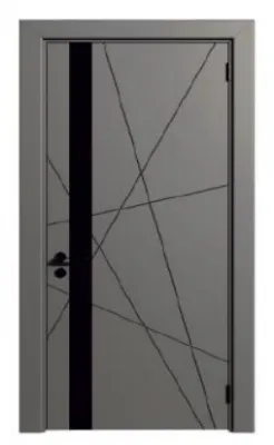 Межкомнатные двери, модель: TRENTO 6, цвет: Графит
