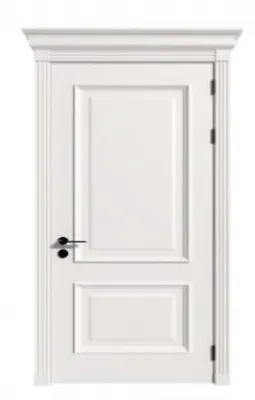 Межкомнатные двери, модель: RIMINI 1, цвет: Эмаль белая