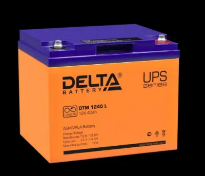 Аккумулятор Delta DTM L 12V 40Ah