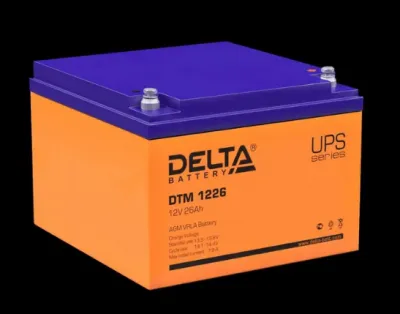 Аккумулятор Delta DTM 12V 26Ah