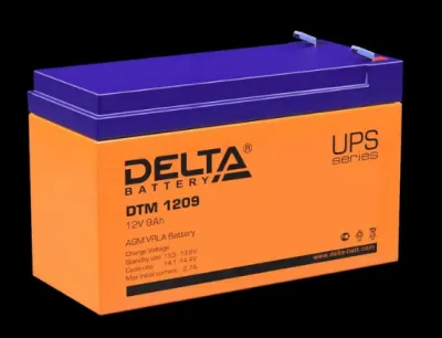 Аккумулятор Delta DTM 12V 9Ah