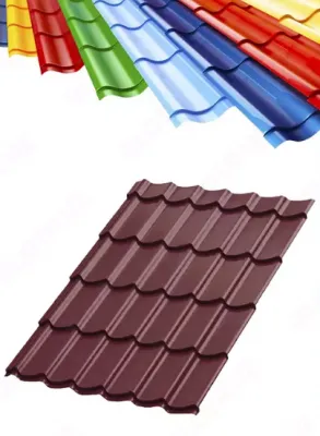 Metall plitka supermonterrey (ots-01-8017 jigarrang shokolad-0,4) - polyester