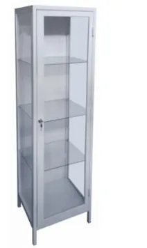 Шкаф медицинский металлический стеклянный ITM-164