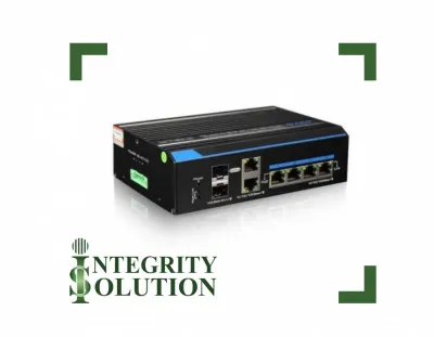 Utepo Коммутатор UTP7204GE-HPOE 4-портовый промышленный, гигабитный POE,  2 гигабитных uplink порта, 2 гигабитных SFP порта (combo) Integrity Solution
