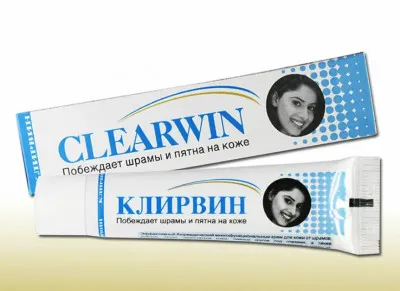 "Klirvin" (Clearwin) akne uchun krem