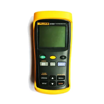 Fluke 53 II B — одноканальный цифровой термометр с регистрацией измерений
