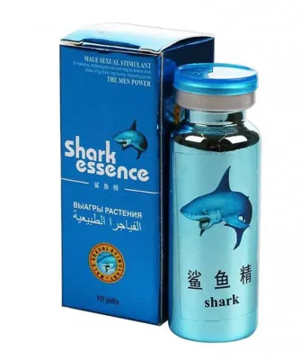 Shark Essence Viagra Shark ekstrakti bilan kuch uchun xun takviyeleri (10 planshetlar)