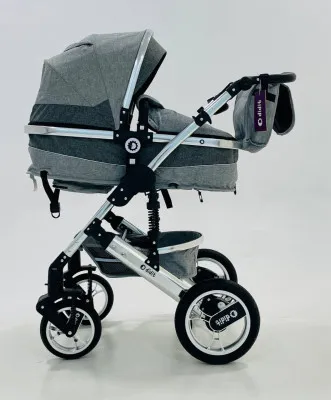 Роскошная детская коляска didit dk-999 grey