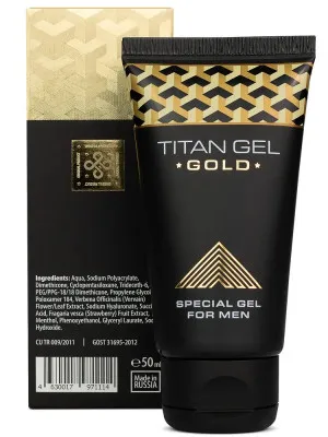 Специальный гель для мужчин Titan Gel Gold