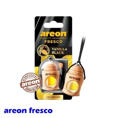 Avtomobil parfyum Areon Fresco, Qora vanil, 4 ml
