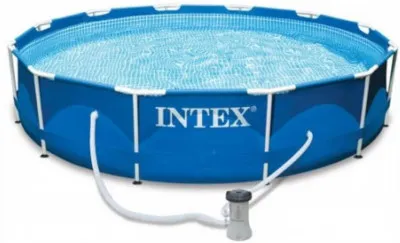 Набор для бассейна INTEX 28212 с металлическим каркасом 3,66x76 см