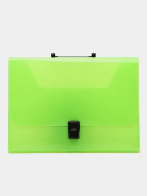 Портфель пластиковый ErichKrause Glance Neon, A4, ассорти (в пакете по  1шт.)