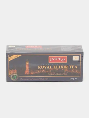 Чай чёрный IMPRA Royal Elixir, 2 г, 25 пакетиков
