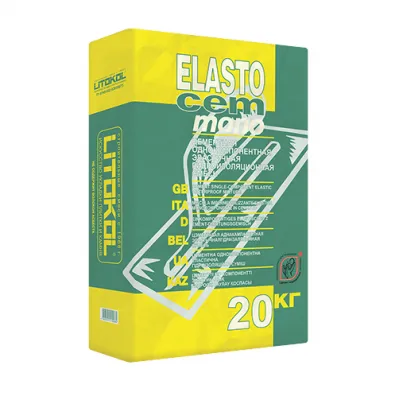 Гидроизоляционная смесь Еlastocem mono (20 кг)