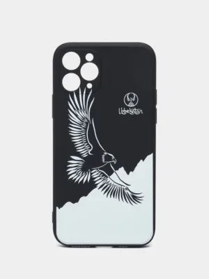 Чехол пластиковый "Орел Узбекистан" для Apple IPhone