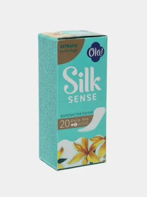 Прокладки Ola! Silk Sense Daily Deo Золотистая лилия 20шт