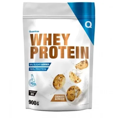 Протеин Quamtrax Whey Protein 900g / 30servings / Cookies & Cream