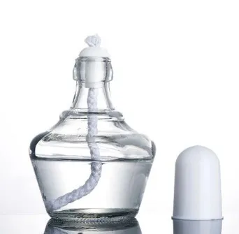 Спиртовая лампа с пластиковым или стеклянным колпачком 150 мл