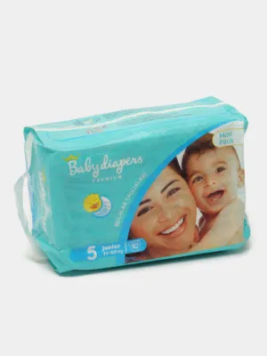Детские подгузники Baby Diapers Junior #5, 10 шт