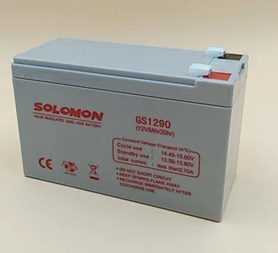 Akkumulyator solomon 12 V 9AH