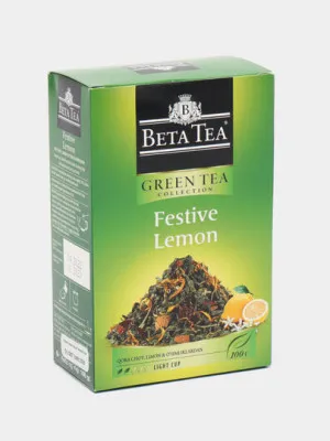 Зеленый чай Beta Tea Fusion Collection, Lemon, 100 гр