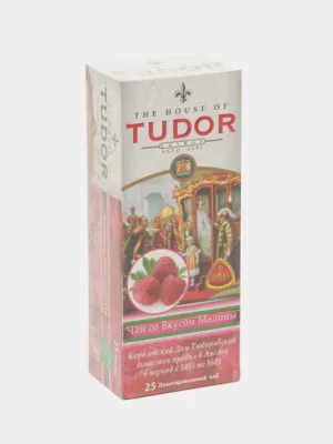 Чай TUDOR Малина, 25 пакетиков, 50 гр