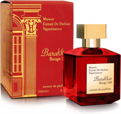 Парфюмерная вода для женщин, Fragrance World, Barakkat rouge 540 extrait de parfum, 100 мл