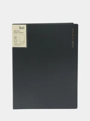 Папка Deli NS192, черная, с 60 файлами  - 1