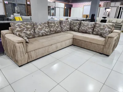 Большой комфортный угловой модульный раскладной диван