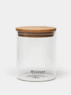 Банка с крышкой Wilmax WL-888503/A, стекло, 10х12.5 см, 760 мл 