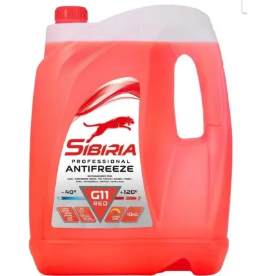 Антифриз SIBIRIA-40 красный 1/5/10 кг/ 216.5 л